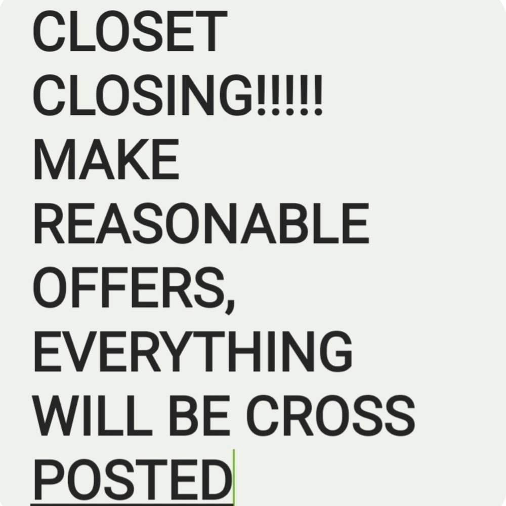Closet Closing Sale - All Items